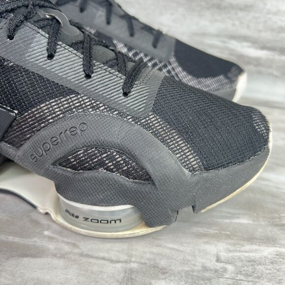 Nike Womens Air Zoom SuperRep 3 DA9492-010 Black Running Shoes Sneakers Size 7.5 - Picture 7 of 14